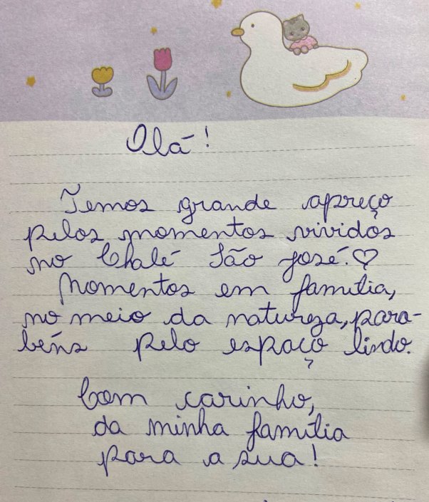 Depoimento de hóspede